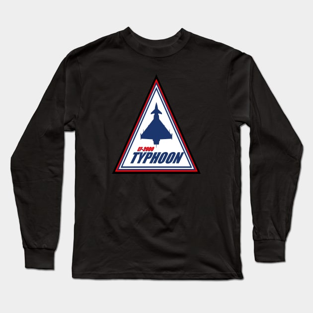 EF-2000 Eurofighter Typhoon Long Sleeve T-Shirt by Tailgunnerstudios